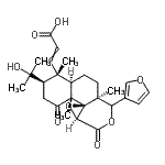 CAS#: 751-29-1, 3-[(3aS,5aR,6R,7R,9aR,9bR,10aS)-3-(3-Furyl)-7-(2-hydroxy-2-propanyl)-3a,6,9a-trimethyl-1,9-dioxododecahydrobenzo[f]oxireno[d]isochromen-6-yl]acrylic acid