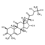 CAS#: 751-95-1, (2S,4R,9beta,16alpha)-2,16,20,24,25-Pentahydroxy-9,10,14-trimethyl-4,9-cyclo-9,10-secocholest-5-ene-1,11,22-trione
