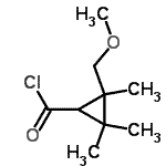 CAS#: 75145-29-8, 2-(Methoxymethyl)-2,3,3-trimethylcyclopropanecarbonyl chloride