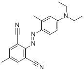 CAS#: 75198-96-8, 2-[[4-(Diethylamino)-2-Methylphenyl]Azo]-5-Methylbenzene-1,3-Dicarbonitrile
