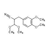CAS#: 7520-73-2, 2-[(3,4-dimethoxyphenyl)methyl]-3,3-dimethoxy-propanenitrile