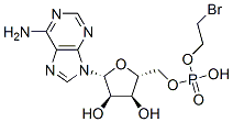 CAS 登录号：75203-44-0， [(2R,3S,4R,5R)-5-(6-氨基嘌呤-9-基)-3,4-二羟基四氢呋喃-2-基]甲基2-溴乙基磷酸氢酯