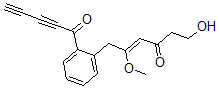 CAS 登录号:75217-61-7, (Z)-1-羟基-5-甲氧基-6-(2-戊-2,4-二炔酰基苯基)己-4-烯-3-酮