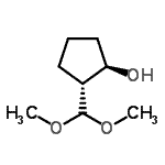 CAS#: 752236-23-0, (1R,2R)-2-(Dimethoxymethyl)cyclopentanol