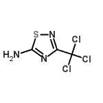 CAS#: 7523-57-1, 3-(Trichloromethyl)-1,2,4-thiadiazol-5-amine