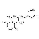 CAS#: 75240-77-6, 7-(Diethylamino)-2-oxo-2H-chromene-3,4-dicarboxylic acid