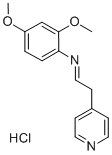 CAS 登录号：75273-84-6， N-(2,4-二甲氧基苯基)-1-吡啶-4-基乙烷亚胺盐酸盐