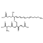 CAS#: 75290-60-7, gamma-Glutamyl-S-[(6E,8E,10E,13E)-1-carboxy-4-hydroxy-6,8,10,13-nonadecatetraen-5-yl]cysteinylglycine