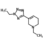 CAS#: 752958-57-9, 1-Ethyl-5-(2-ethyl-2H-tetrazol-5-yl)-1,2,3,6-tetrahydropyridine