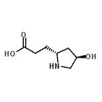 CAS#: 753014-19-6, 3-[(2R,4R)-4-Hydroxy-2-pyrrolidinyl]propanoic acid