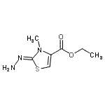 CAS#: 753027-75-7, Ethyl (2Z)-2-hydrazono-3-methyl-2,3-dihydro-1,3-thiazole-4-carboxylate