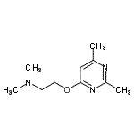 CAS#: 753398-87-7, 2-[(2,6-Dimethyl-4-pyrimidinyl)oxy]-N,N-dimethylethanamine