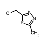CAS#: 75341-23-0, 2-(Chloromethyl)-5-methyl-1,3,4-thiadiazole