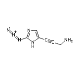 CAS#: 753437-57-9, 3-(2-Azido-1H-imidazol-5-yl)-2-propyn-1-amine