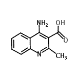 CAS#: 75353-49-0, 4-Amino-2-methyl-3-quinolinecarboxylic acid