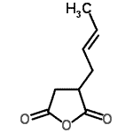 CAS#: 7538-42-3, 3-[(2E)-2-Buten-1-yl]dihydro-2,5-furandione