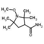 CAS#: 754130-76-2, 1-Methoxy-2,2,5,5-tetramethyl-3-pyrrolidinecarboxamide