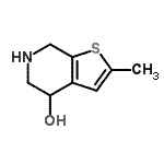 CAS#: 754135-75-6, 2-Methyl-4,5,6,7-tetrahydrothieno[2,3-c]pyridin-4-ol
