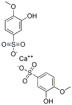 CAS 登录号：7546-27-2， 3-羟基-4-甲氧基-苯磺酸钙盐(2:1)