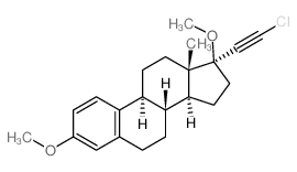 CAS#: 7548-44-9, (8S,9S,13S,14S)-17-(2-Chloroethynyl)-3,17-Dimethoxy-13-Methyl-7,8,9,11 ,12,14,15,16-Octahydro-6H-Cyclopenta[a]Phenanthrene
