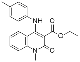 CAS#: 75483-10-2, Ethyl 1-Methyl-4-[(4-Methylphenyl)Amino]-2-Oxoquinoline-3-Carboxylate