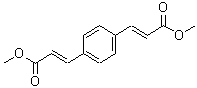 CAS 登录号：7549-44-2， (2E,2'E)-3,3'-(1,4-亚苯基)二丙烯酸二甲酯