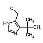 CAS 登录号：754918-69-9， 4-(氯甲基)-5-(2-甲基-2-丙基)-1H-咪唑