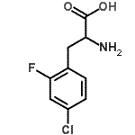 CAS 登录号：754944-16-6， 4-氯-2-氟苯丙氨酸