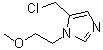 CAS 登录号：754973-68-7， 5-(氯甲基)-1-(2-甲氧基乙基)-1H-咪唑