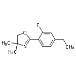 CAS#: 755014-07-4, 2-(4-Ethyl-2-fluorophenyl)-4,4-dimethyl-4,5-dihydro-1,3-oxazole