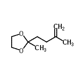 CAS#: 75508-46-2, 2-Methyl-2-(3-methyl-3-buten-1-yl)-1,3-dioxolane