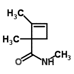 CAS#: 75558-56-4, N,1,2-Trimethyl-2-cyclobutene-1-carboxamide