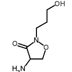 CAS#: 755750-44-8, 4-Amino-2-(3-hydroxypropyl)-1,2-oxazolidin-3-one