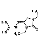 CAS#: 755751-42-9, (2Z)-2-(1,3-Diethyl-2-oxo-4-imidazolidinylidene)hydrazinecarboximidamide