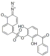 CAS#: 75578-78-8, 5-[3-(Benzoyl)-2,6-Dihydroxyphenoxy]Sulfonyl-2-Diazonionaphthalen-1-Olate