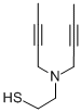 CAS 登录号：75606-38-1， 2-(二(丁-2-炔基)氨基)乙硫醇