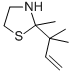 CAS#: 75606-47-2, 2-Methyl-2-(2-Methylbut-3-En-2-Yl)-1,3-Thiazolidine