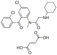 CAS#: 75615-98-4, But-2-Enedioic Acid; N-[4-Chloro-2-(2-Chlorobenzoyl)Phenyl]-2-(Cyclohexylamino)-N-Methylacetamide