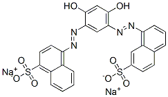 CAS#: 75627-16-6, 4-[[2,4-Dihydroxy-5-[(7-Sulfo-1-Naphthalenyl)Azo]Phenyl]Azo]-1-Naphthalenesulfonic Acid Disodium Salt