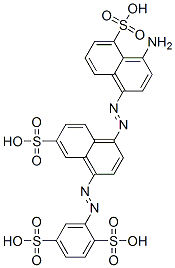 CAS#: 75627-28-0, 2-[[4-[(4-Amino-5-Sulfo-1-Naphthalenyl)Azo]-7-Sulfo-1-Naphthalenyl]Azo]-1,4-Benzenedisulfonic Acid
