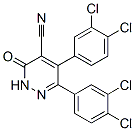 CAS 登录号：75643-27-5， 5,6-二(3,4-二氯苯基)-2,3-二氢-3-氧代-4-哒嗪甲腈