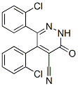 CAS 登录号:75643-44-6, 5,6-二(2-氯苯基)-2,3-二氢-3-氧代-4-哒嗪甲腈