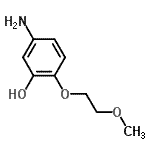 CAS#: 756431-83-1, 5-Amino-2-(2-methoxyethoxy)phenol