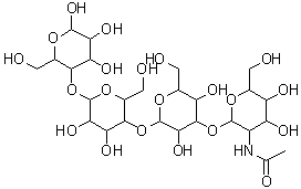 CAS 登录号：75660-79-6， 2-乙酰氨基-2-脱氧己糖吡喃糖苷-(1->3)己糖吡喃糖苷-(1->4)己糖吡喃糖苷-(1->4)吡喃己糖