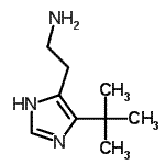 CAS#: 756759-10-1, 2-[4-(2-Methyl-2-propanyl)-1H-imidazol-5-yl]ethanamine