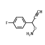 CAS#: 756813-46-4, 1-[1-(Aminooxy)-2-propyn-1-yl]-4-fluorobenzene