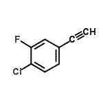 CAS#: 756895-72-4, 1-Chloro-4-ethynyl-2-fluorobenzene
