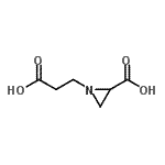 CAS#: 757172-88-6, 1-(2-Carboxyethyl)-2-aziridinecarboxylic acid