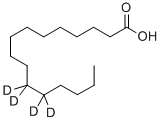 CAS#: 75736-57-1, Hexadecanoic-11,11,12,12-D4 acid