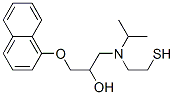 CAS 登录号：75790-56-6， 1-萘-1-基氧基-3-(2-巯基乙基氨基)丙-2-醇